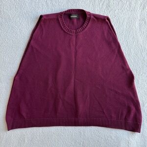 ESKANDAR oversized vest 100% merino wool like NEW‎ sleeveless sweater